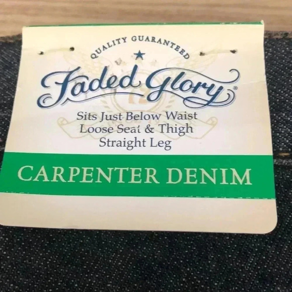 💥🆕Faded Glory Carpenter Denim 10 Husky🆕 - Picture 4 of 6